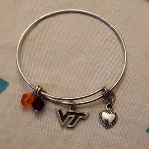 Virginia Tech Charm Bracelet